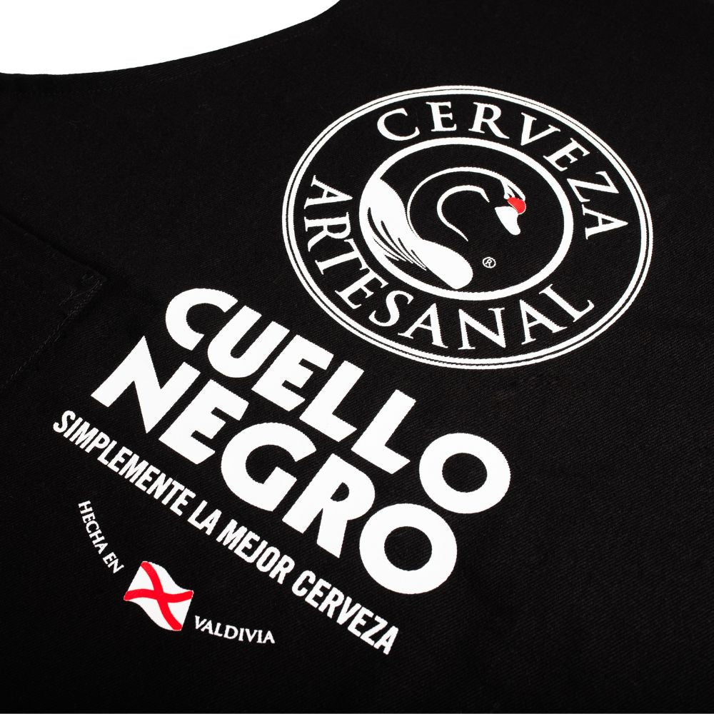 Delantal Cervecero Cuello Negro