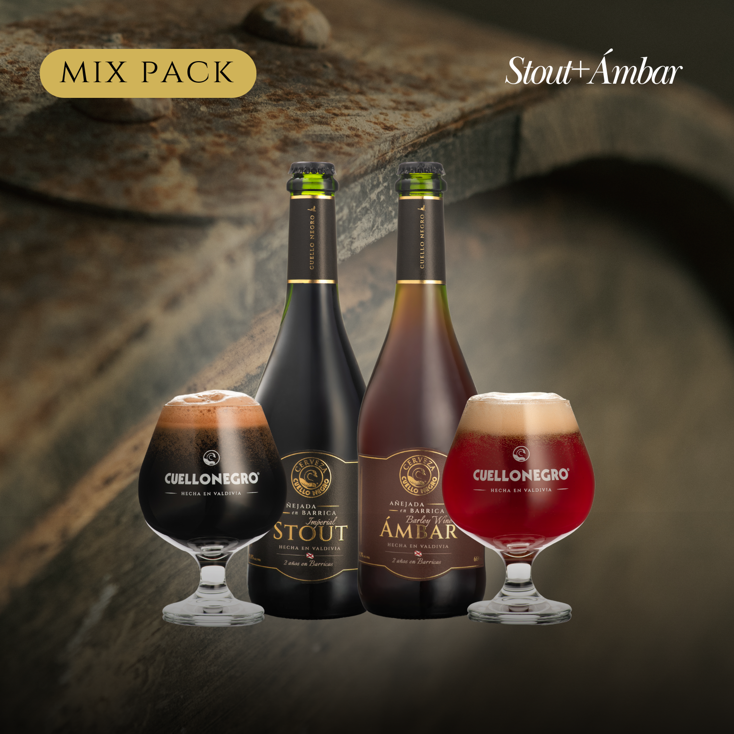 Mix Pack Stout y Ámbar Añejadas