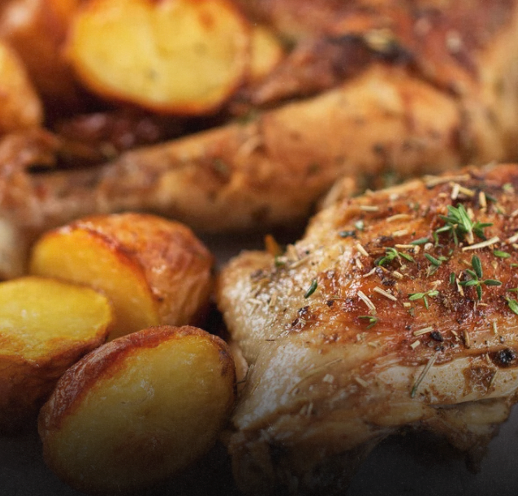 Pollo Asado con Papas