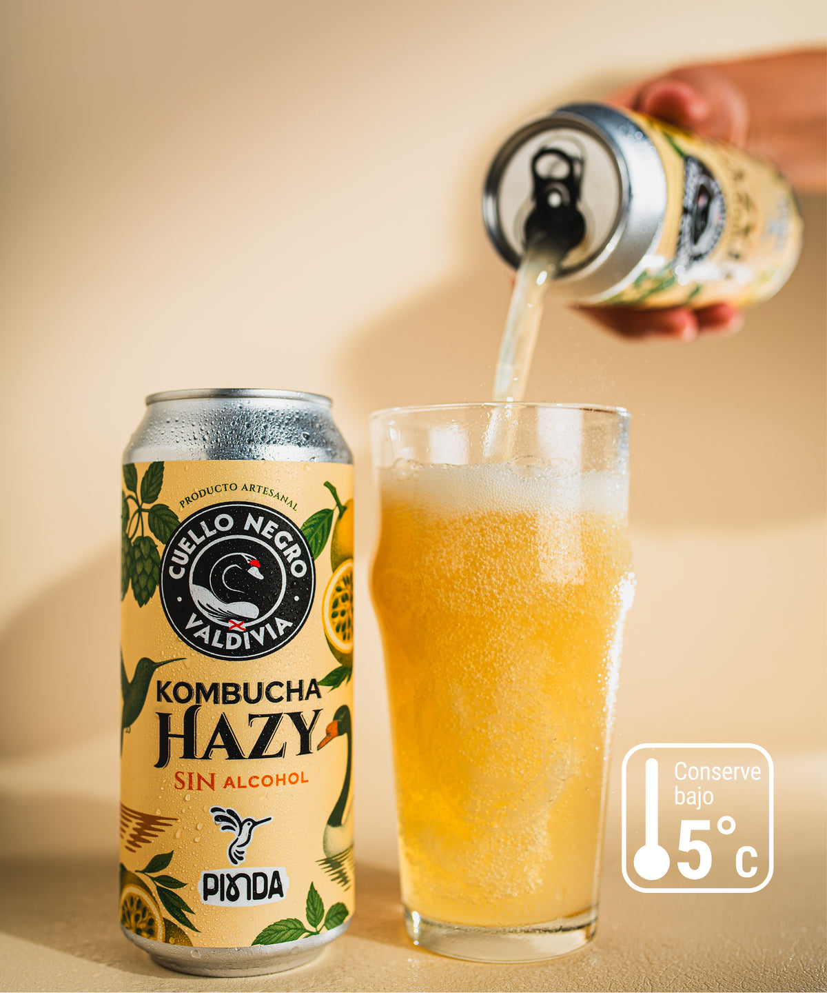 Hazy Kombucha - Sin Alcohol - Lata