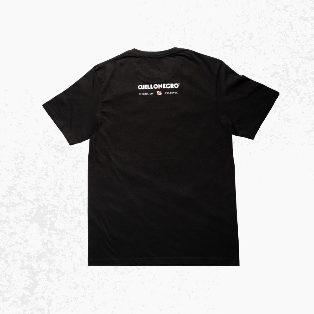 Polera Negra Etiqueta Stout
