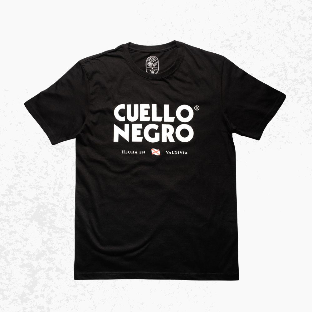 Polera Logo Cuello Negro