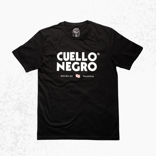Polera Logo Cuello Negro