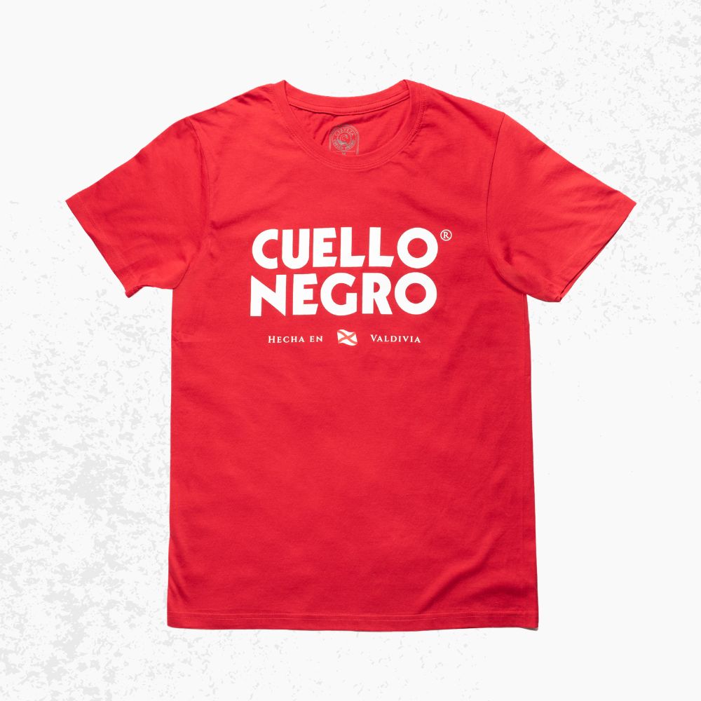 Polera Logo Cuello Negro